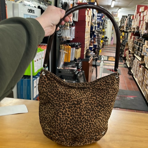 Bottega Veneta Cheetah print nylon WITH matching wallet - Picture 1 of 12